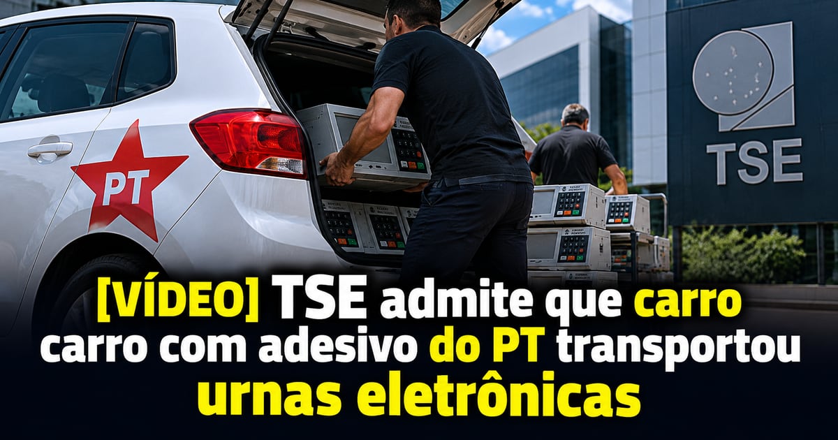 [VÍDEO] TSE admite que carro com adesivo do PT transportou urnas eletrônicas